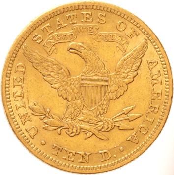 USA 10 Dollars 1881