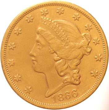 USA 20 Dollars 1866