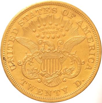 USA 20 Dollars 1866