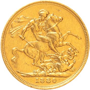 Great Britain Sovereign 1880