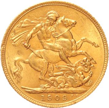 Great Britain Sovereign 1909