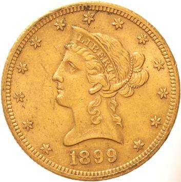 USA 10 Dollars 1899