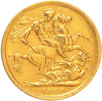 Great Britain Sovereign 1889