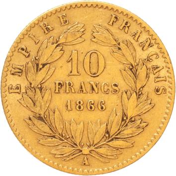 France 10 Francs 1866a