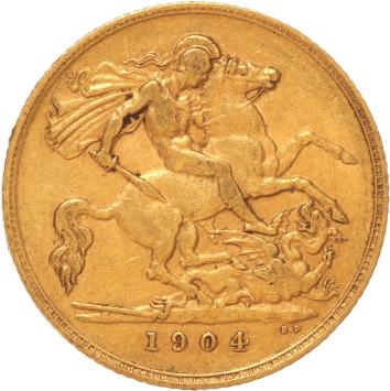 Great Britain 1/2 Sovereign 1904