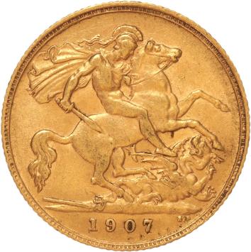Great Britain 1/2 Sovereign 1907
