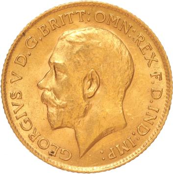 Great Britain 1/2 Sovereign 1914