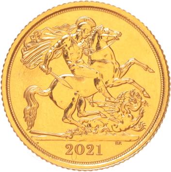 Great Britain 1/2 Sovereign 2021