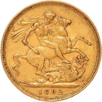 Great Britain Sovereign 1892