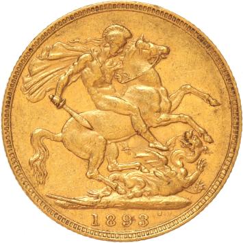 Great Britain Sovereign 1893