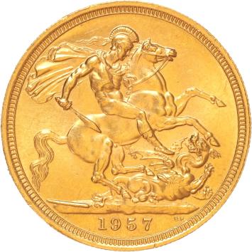Great Britain Sovereign 1957