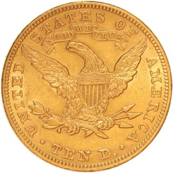 USA 10 Dollars 1888