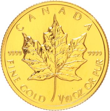 Canada 5 dollars 1996 Maple Leaf