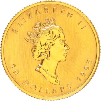 Canada 10 Dollars 1995 Maple Leaf