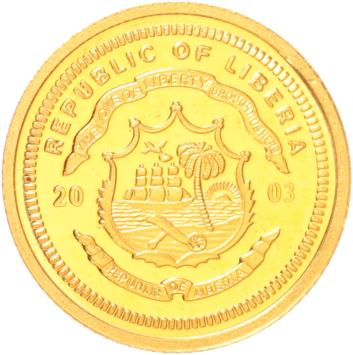 Liberia 25 Dollars 2003
