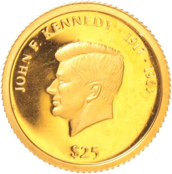 Liberia 25 Dollars 2000