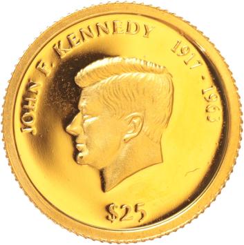 Liberia 25 Dollars 2000