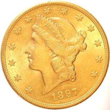USA 20 Dollars 1897s