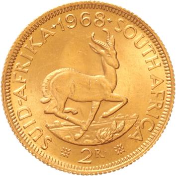 South Africa 2 Rand 1968