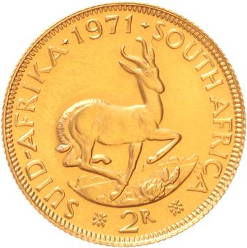 South Africa 2 Rand 1971