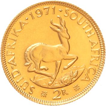 South Africa 2 Rand 1971