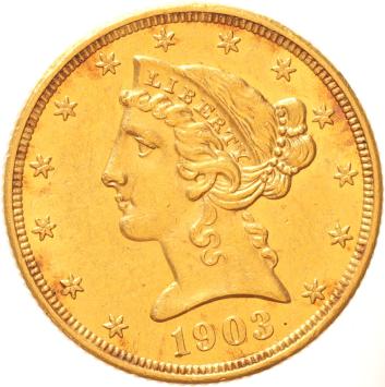 USA 5 Dollars 1903