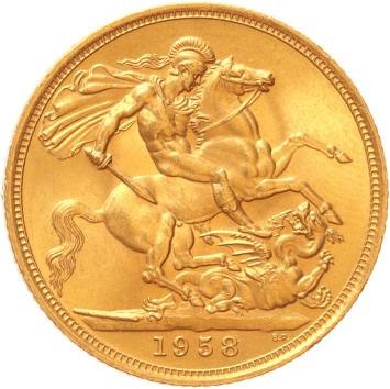 Great Britain Sovereign 1958