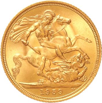 Great Britain Sovereign 1959