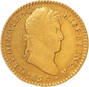 Spain 2 escudos 1820