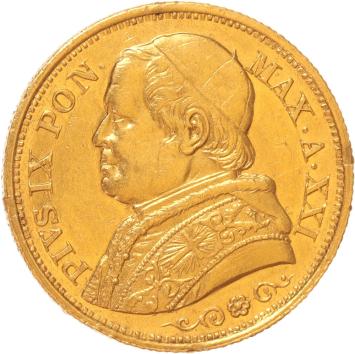 Vatican City 20 lire 1867