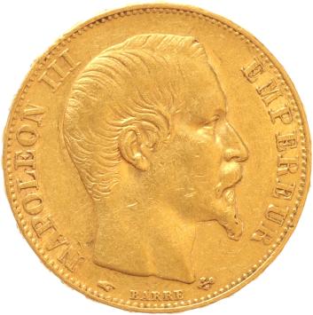 France 20 francs 1856a