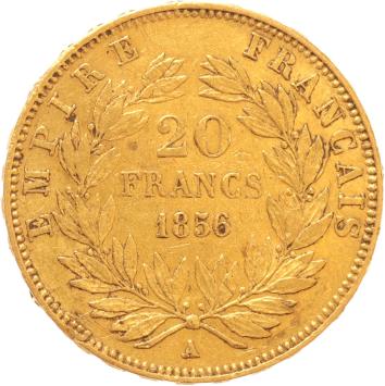 France 20 francs 1856a