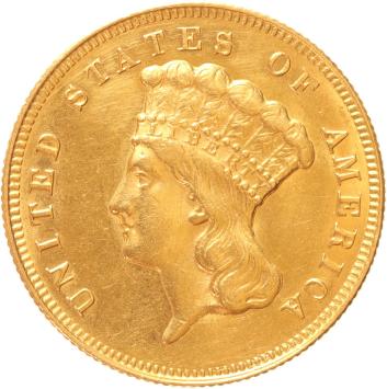 USA 3 Dollars 1874