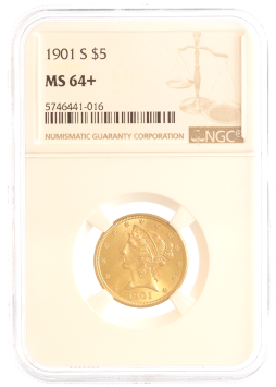USA 5  Dollars 1901 s