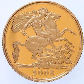 Great Britain sovereign 2008