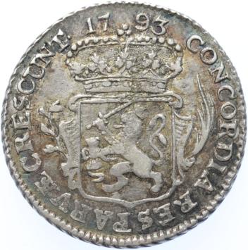 Zeeland Achtste dukaat zilver 1793