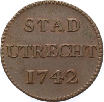 Utrecht-stad Duit 1742/39