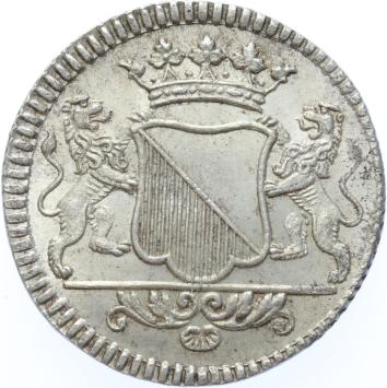 Utrecht-stad Duit zilver 1739