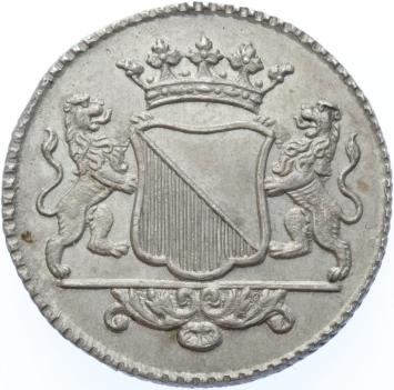 Utrecht-stad Duit zilver 1747