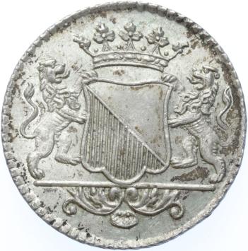 Utrecht-stad Duit zilver 1752