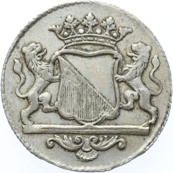 Utrecht-stad Duit zilver 1789
