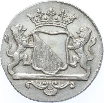 Utrecht-stad Duit zilver 1790