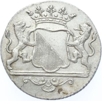 Utrecht-stad Duit zilver 1792