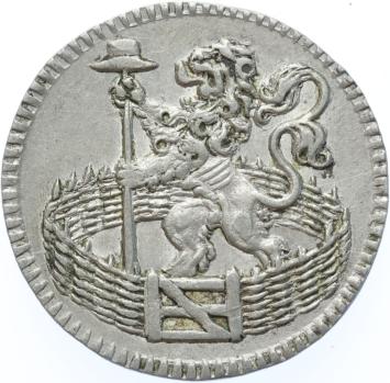 Holland Duit zilver 1745