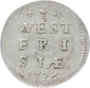 West Friesland Double Penny 1726