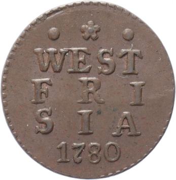West Friesland Duit 1780