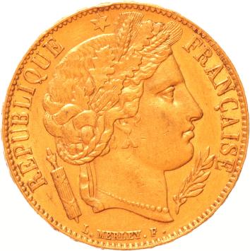 France 20 Francs 1851a