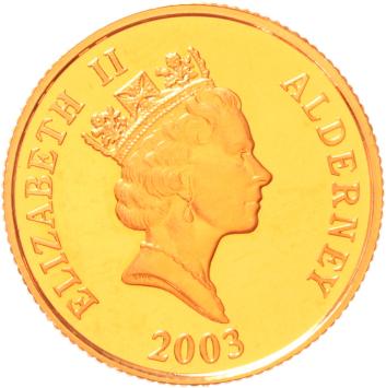 Alderney 25 Pounds 2003 The Mary Rose proof