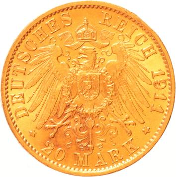 Germany Prussia 20 Mark 1911a