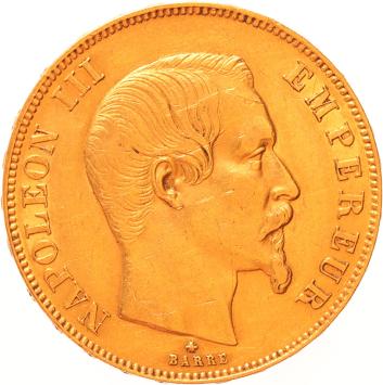 France 50 Francs 1859bb